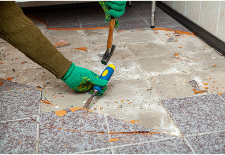 How To Remove Tile Floor