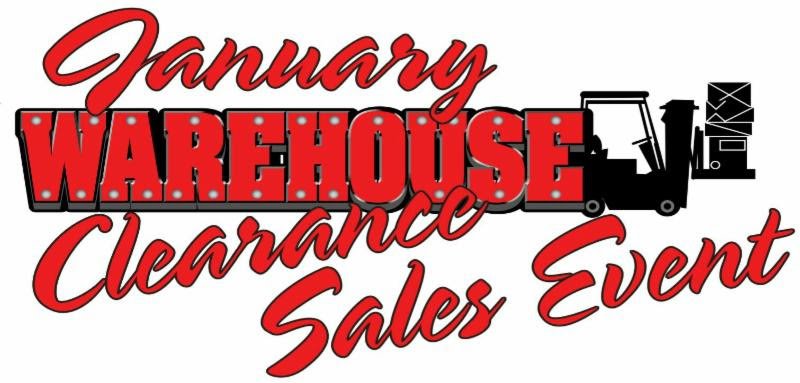 January Warehouse Clearance Sales Event